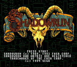 Shadowrun Genesis Screenshot Screenshot 1
