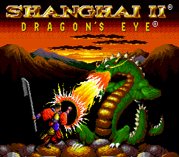 Shanghai 2: Dragon's Eye Sega Genesis Screenshot 1