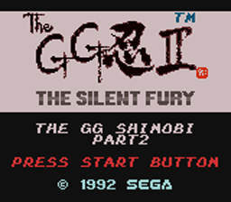 Shinobi 2 Sega GameGear Screenshot 1
