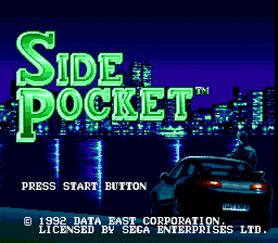 Side Pocket Genesis Screenshot 1