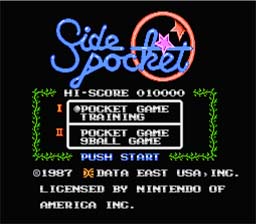 Side Pocket NES Screenshot 1