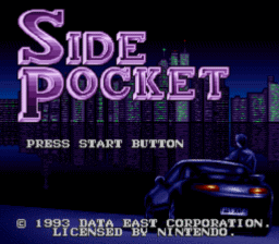 Side Pocket SNES Screenshot 1