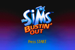 Sims Bustin' Out GBA Screenshot Screenshot 1