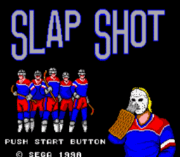 Slap Shot Master System Screenshot Screenshot 1