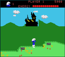 Smurf Rescue in Gargamel's Castle Colecovision Screenshot 2