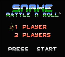 Snake Rattle 'n Roll NES Screenshot 1