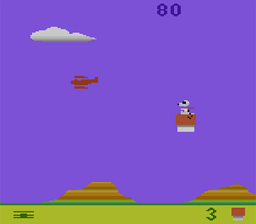 Snoopy and the Red Baron 2600 Screenshot 4