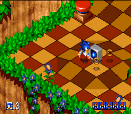 Sonic 3-D Blast screen shot 2 2
