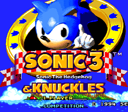 Sonic 3 & Knuckles Genesis Screenshot Screenshot 1