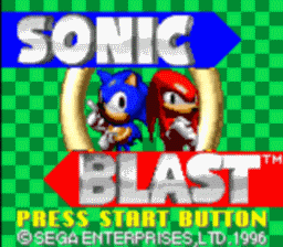 Sonic Blast Sega GameGear Screenshot 1