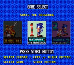 Sonic Classics Sega Genesis Screenshot 1