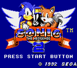 Sonic The Hedgehog 2 Sega GameGear Screenshot 1