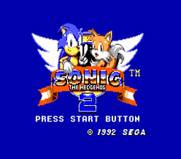 Sonic The Hedgehog 2 Sega Master System Screenshot 1