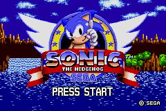Sonic The Hedgehog GBA Screenshot Screenshot 1