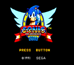 Sonic The Hedgehog Sega Master System Screenshot 1