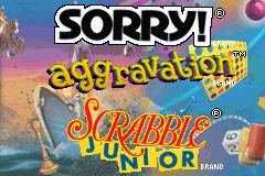 Sorry - Aggrivation - Scrabble Junior GBA Screenshot Screenshot 1