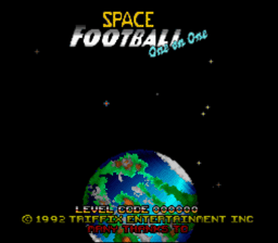 Space Football One on One SNES Screenshot Screenshot 1