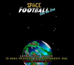 Space Football One on One SNES Screenshot 1