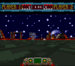 Space Football One on One SNES Screenshot 3
