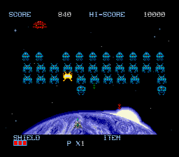 Space Invaders 91 Genesis Screenshot 2