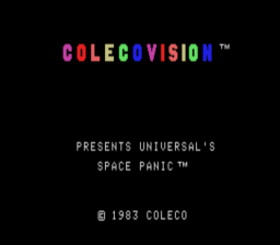 Space Panic Colecovision Screenshot 1