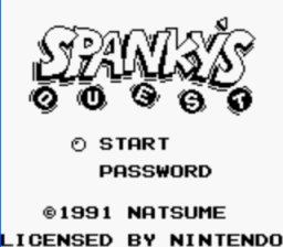 Spankey's Quest Gameboy Screenshot Screenshot 1