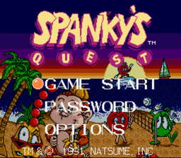Spankey's Quest SNES Screenshot Screenshot 1