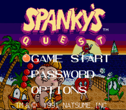 Spankey's Quest SNES Screenshot 1