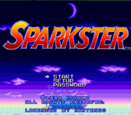 Sparkster SNES Screenshot Screenshot 1