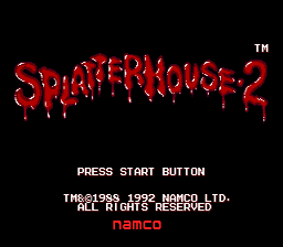 Splatterhouse 2 Genesis Screenshot Screenshot 1