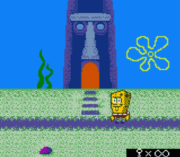 SpongeBob Squarepants: Legend of the Lost Spatula Gameboy/Gameboy Color Screenshot 2