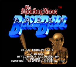 Sporting News Baseball SNES Screenshot 1