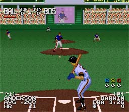 Sporting News Baseball SNES Screenshot 2