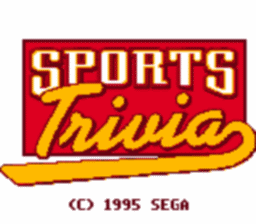 Sports Trivia Gamegear Screenshot Screenshot 1
