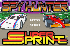 Spy Hunter / Super Sprint Gameboy Advance Screenshot 1