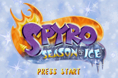 Spyro: Season of Ice GBA Screenshot Screenshot 1