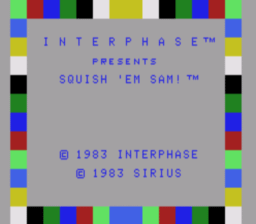 Squish'em Featuring Sam Colecovision Screenshot Screenshot 1