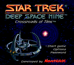 Star Trek Deep Space Nine: Crossroads of Time Sega Genesis Screenshot 1