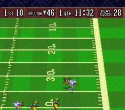 Sterling Sharpe: End 2 End SNES Screenshot 4