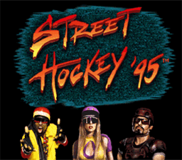 Street Hockey '95 SNES Screenshot 1