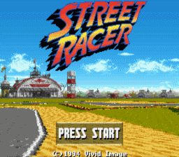 Street Racer SNES Screenshot 1