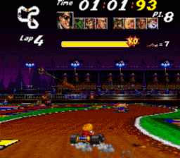 Street Racer SNES Screenshot 2