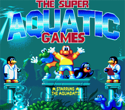 Super Aquatic Games Starring the Aquabats SNES Screenshot 1
