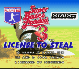 Super Bases Loaded 3 SNES Screenshot Screenshot 1