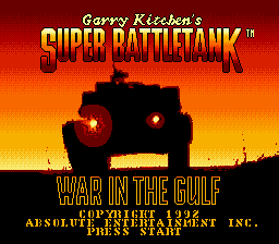 Super Battletank: War in the Gulf Genesis Screenshot 1