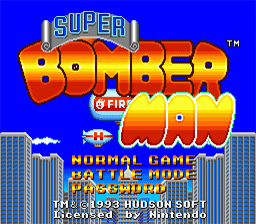 Super Bomberman SNES Screenshot Screenshot 1
