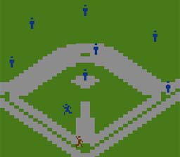 Super Challenge Baseball Atari 2600 Screenshot Screenshot 2
