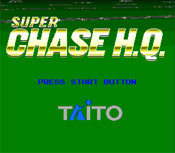 Super Chase H.Q. SNES Screenshot Screenshot 1