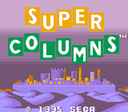 Super Columns Sega GameGear Screenshot 1