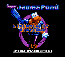 Super James Pond SNES Screenshot 1